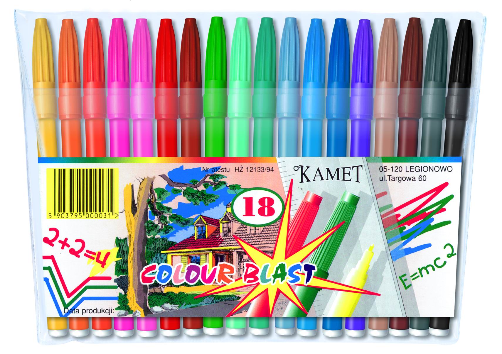 Pisaki Kamet Colour Blast 18kol.